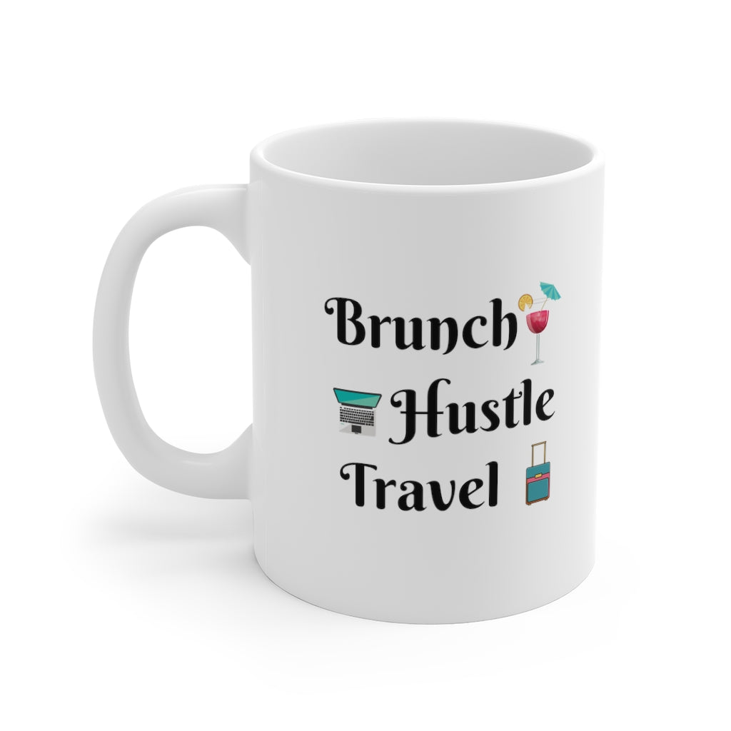 Brunch Hustle Travel Mug 11oz