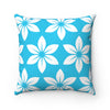 Floral Decorative Pillow (Blue)