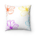 4 Floral Decorative Pillow
