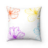4 Floral Decorative Pillow
